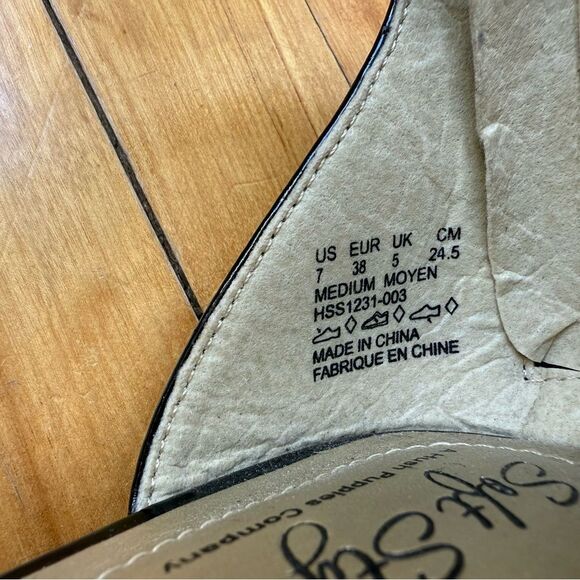 Hush Puppies Black Strappy Heels Elegant Design - Picture 9 of 12